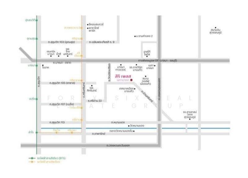 Siri Place Mega Bangna : สิริ เพลส เมกา บางนา, สมุทรปราการ, 999 ถนนบัวนครินทร์, บางแก้ว, บางพลี, สมุทรปราการ, 100 ตร.ม., ทาวน์เฮ้าส์ ให้เช่า, โดย Forty-Six Real Estate Group, 500665411 - DDproperty.com
