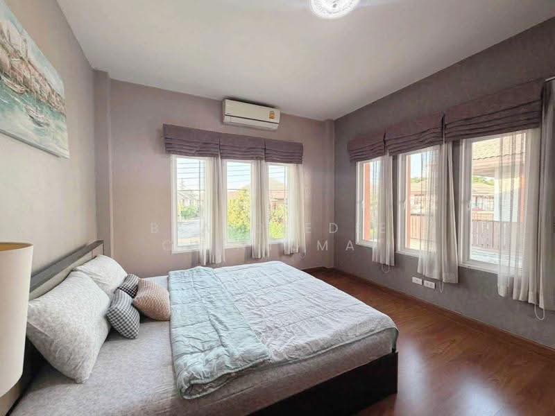 A house for rent near Chongfah Sinseung Wanich Bamrung School,Rental Price:25,000THB/month No.15H041, Chiang Mai, Yand Nueng, Saraphi, Chiang Mai, 4 Bedrooms, 150 sqm, Single Detached House For Rent, by Baandeedee Chiangmai, 500665742 - DDproperty.com