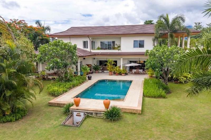 For Sale:Two-Storey Mediterranean Pool Willa, 5 Beds,Saltwater Pool,Paddy and Mountain Views, Chiang Mai, Rim Nua, Mae Rim, Chiang Mai, 5 Bedrooms, 600 sqm, Villa For Sale, by Jeeranan Lakanha, 500678525 - DDproperty.com