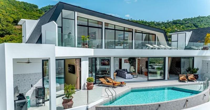 Ultra Luxury 7 Bedroom Sea View Villa in Bophut, Surat Thani, Bo Put, Ko Samui, Surat Thani, 7 Bedrooms, 703 sqm, Villa For Sale, by Conrad Properties, 500680817 - DDproperty.com
