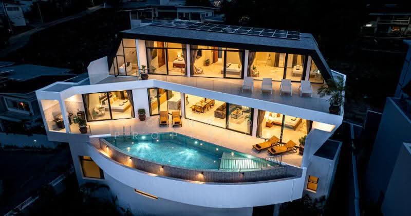 Ultra Luxury 7 Bedroom Sea View Villa in Bophut, Surat Thani, Bo Put, Ko Samui, Surat Thani, 7 Bedrooms, 703 sqm, Villa For Sale, by Conrad Properties, 500680817 - DDproperty.com