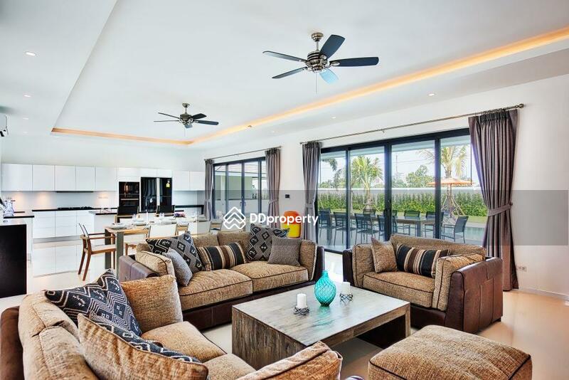 Living room with sliding doors to patio