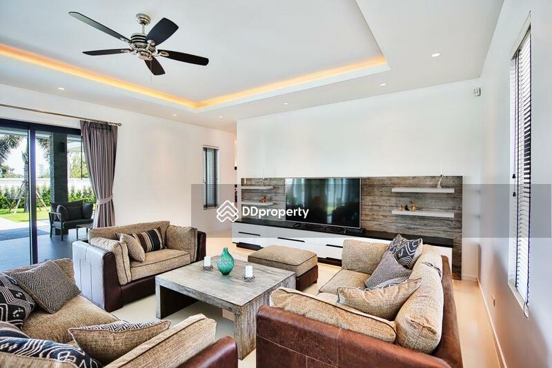 Living room with sliding doors to patio