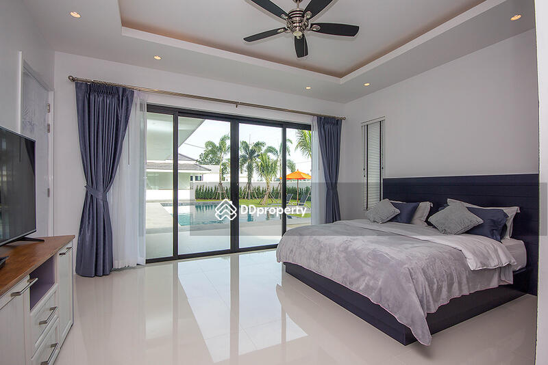 Bedroom exits to pool / garden area