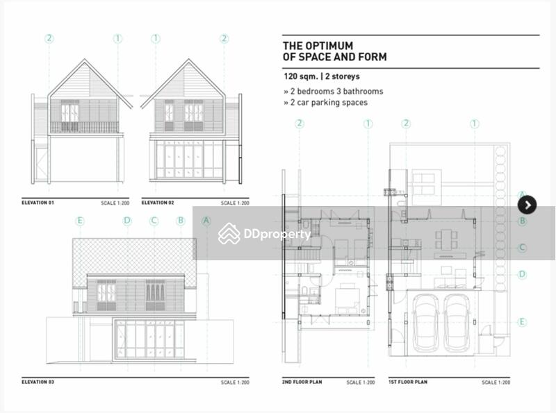 Lifestyle Townhouse near Hua Hin City in Hin Lek Fai, Prachuap Khiri Khan, Huay Mongkol Road, Hua Hin, Hua Hin, Prachuap Khiri Khan, 3 Bedrooms, 120 sqm, Townhouse For Sale, by Orachorn Khamluan, 5461805 - Type-A House layout. 2 bedroom/3 bathrooms with 12 - DDproperty.com