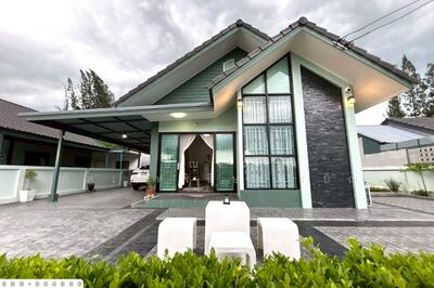 ขาย - 2DD-884366 บ้านเดี่ยว บ้านเกชา แอทบ่อทอง ชลบุรี ใกล้โรงพยาบาลบ่อทอง, ชลบุรี