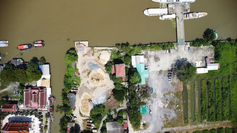 For Sale - ที่ดินติดแม่น้ำเจ้าพระยา ถนนราษฎร์บูรณะซอย 23 เนื้อที่  5-2-0 ไร่ 2,200 ตารางวา , Bangkok