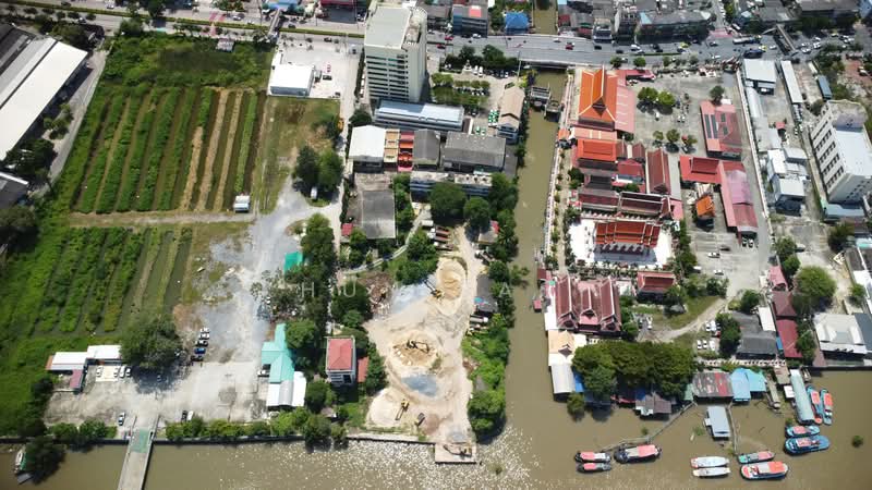 ขาย - ที่ดินติดแม่น้ำเจ้าพระยา ถนนราษฎร์บูรณะซอย 23 เนื้อที่  5-2-0 ไร่ 2,200 ตารางวา , กรุงเทพ