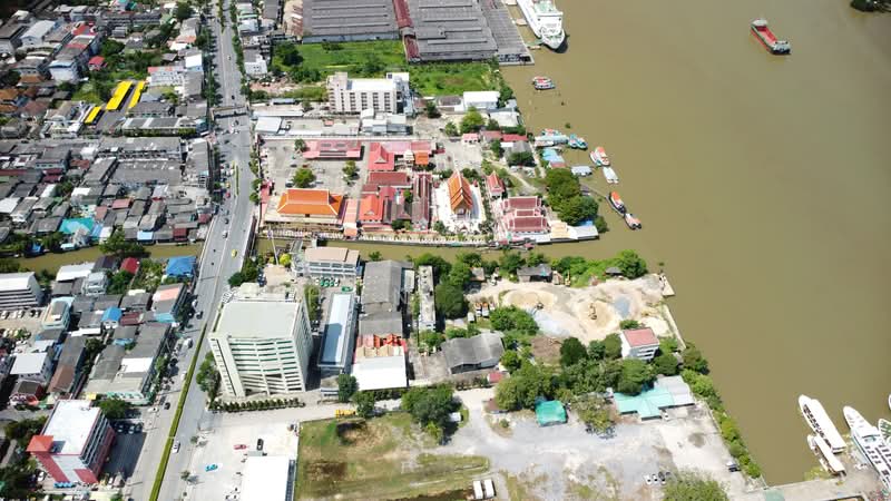 ขาย - ที่ดินติดแม่น้ำเจ้าพระยา ถนนราษฎร์บูรณะซอย 23 เนื้อที่  5-2-0 ไร่ 2,200 ตารางวา , กรุงเทพ