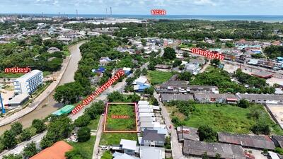 ขาย - ขายด่วนที่ดินถมแล้ว ผังเมืองสีแดง 300 ตารางวา ใกล้ถนนสุขุมวิทเพียง 300 เมตร เชิงเนิน เมืองระยอง, ระยอง