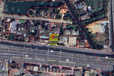 ขาย - ที่ดินตรงข้ามขนส่งสายใต้ใหม่ติดถนนบรมราชชนนี เนื้อที่ 200 ตารางวา, กรุงเทพ