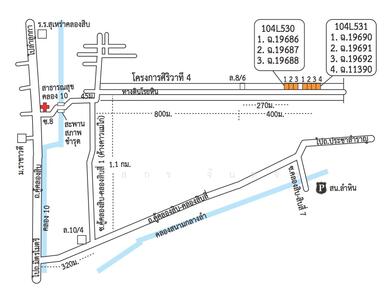 ขาย - ที่ดินเปล่าในสวนเกษตรศิริวาที 4 ถนนคู้คลองสิบ แขวงคลองสิบ เขตหนองจอก กทม., กรุงเทพ