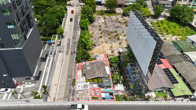 ขาย - ที่ดิน 70 ตารางวา ติดถนนสุขุมวิทซอย50, กรุงเทพ