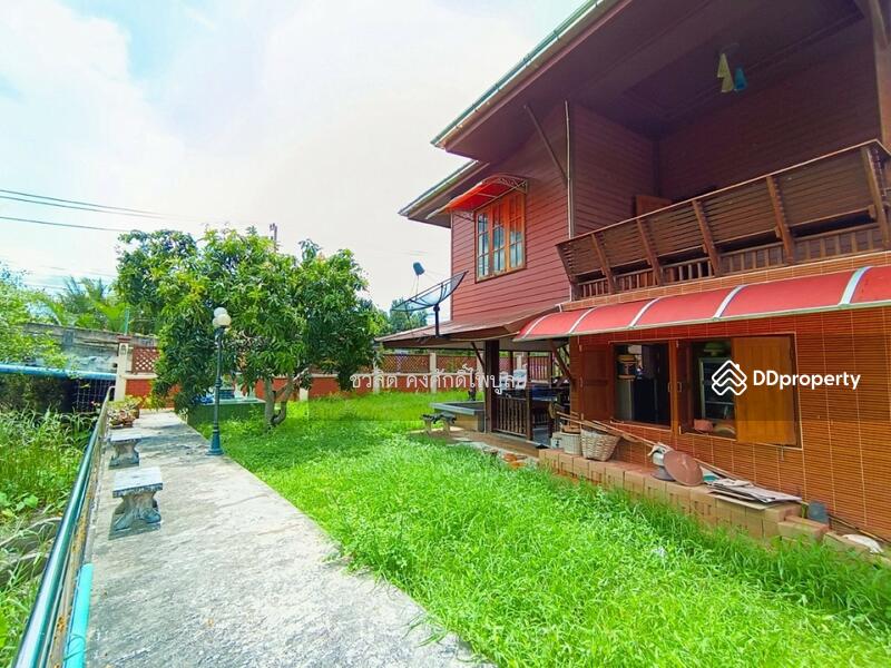 ขาย - ขาย บ้านริมน้ำ อัมพวา ด้านข้างติดคลอง ด้านหน้าติดถนนสวนหลวง ใกล้แหล่งท่องเที่ยว บ้านทรงไทย, สมุทรสงคราม