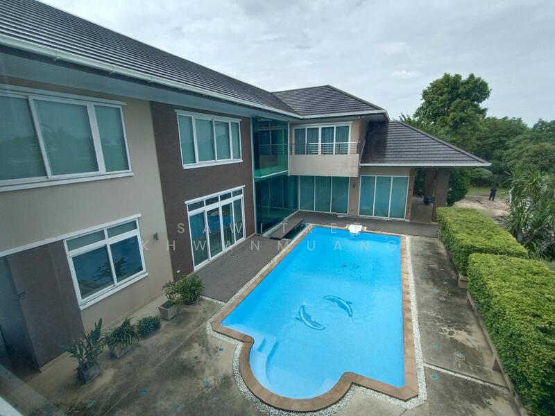 For Sale - บ้านใหญ่ 1 ไร่ ปัญญาอินทรา P4 สระว่ายน้ำส่วนตัว พื้นที่ใช้สอย 854 ตร.ม.ครอบครัวใหญ่/เปิดบริษัทสบาย, Bangkok