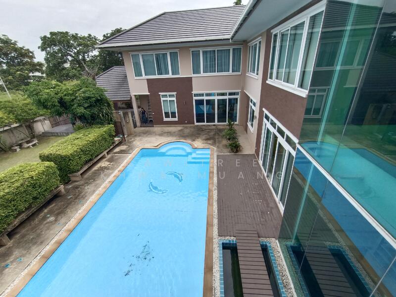 For Sale - บ้านใหญ่ 1 ไร่ ปัญญาอินทรา P4 สระว่ายน้ำส่วนตัว พื้นที่ใช้สอย 854 ตร.ม.ครอบครัวใหญ่/เปิดบริษัทสบาย, Bangkok