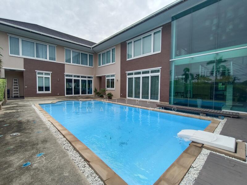 For Sale - บ้านใหญ่ 1 ไร่ ปัญญาอินทรา P4 สระว่ายน้ำส่วนตัว พื้นที่ใช้สอย 854 ตร.ม.ครอบครัวใหญ่/เปิดบริษัทสบาย, Bangkok