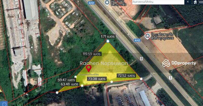 For Sale - sale, Bang Klam land, Songkhla, suitable for building a factory, size 5 rai 90.4 sq.wa,, Songkhla
