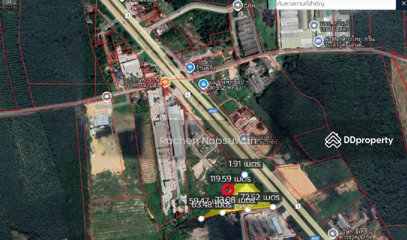For Sale - sale, Bang Klam land, Songkhla, suitable for building a factory, size 5 rai 90.4 sq.wa,, Songkhla