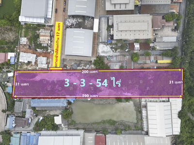 ขาย - ที่ดินเปล่า 3-3-54 ไร่ ในโครงการ หมื่นทรัพย์แลนด์ สมุทรสาคร, สมุทรสาคร