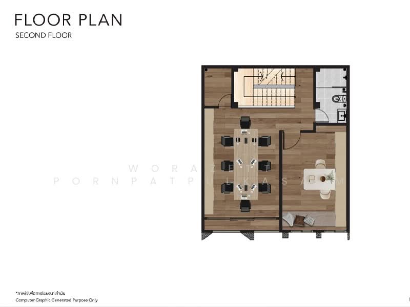 For Rent - For Rent! New 3-Storey Home Office in PRIMERO Project – Rangsit, Mueang Ek, Pathum Thani