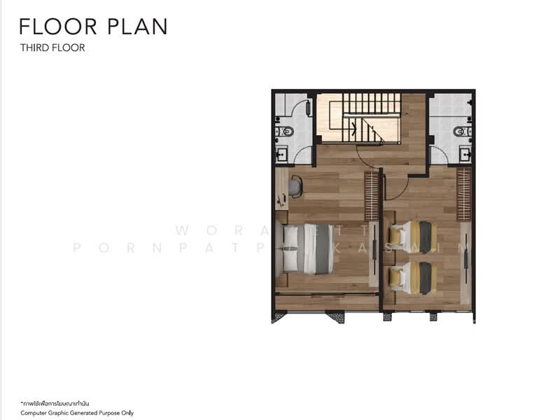 For Rent - For Rent! New 3-Storey Home Office in PRIMERO Project – Rangsit, Mueang Ek, Pathum Thani