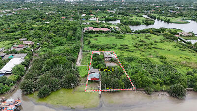 ขาย - ขายที่ดินติดแม่น้ำเจ้าพระยาในคุ้งบางกะเจ้า 2-1-25.6 ไร่, สมุทรปราการ