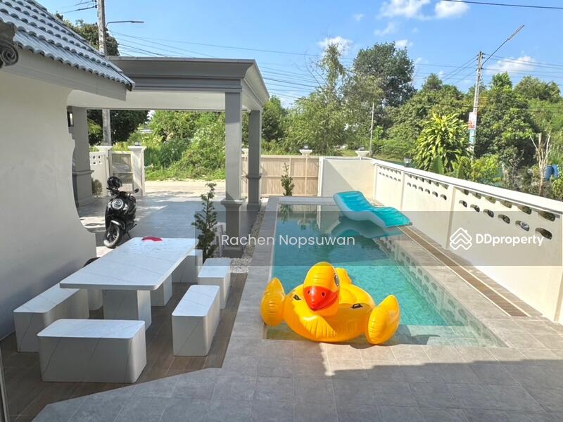 For Sale - For sale: Pool villa near Hat Yai Airport with facilities ● Price 13.9 million baht, Songkhla