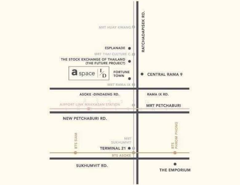 A Space ID Asok-Ratchada : เอสเปซ ไอดี อโศก-รัชดา, กรุงเทพ, 624 ถนนอโศก - ดินแดง, ดินแดง, กรุงเทพ, 34 ตร.ม., คอนโด ให้เช่า, โดย ศิริวรรณ เผือกใจแผ้ว, 60044196 - DDproperty.com
