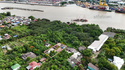 ขาย - ขายที่ดินวิวแม่น้ำเจ้าพระยาในคุ้งบางกะเจ้าเพชรหึงษ์52 344 ตารางวา, สมุทรปราการ