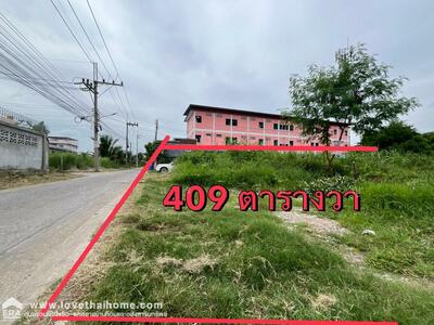 ขาย - ที่ดิน ซอยเพชรเกษม87 แปลงสวยมากๆ พื้นที่ 409 ตรว. ใกล้เทศบาลอ้อมน้อย ถนนคอนกรีต, สมุทรสาคร