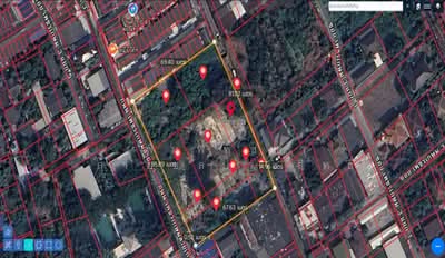 ขาย - ที่ดินเปล่าถมแล้ว 4 ไร่ 77 ตรว. ซ.เพชรเกษม 3 แยก 5 แขวงวัดท่าพระ, กรุงเทพ