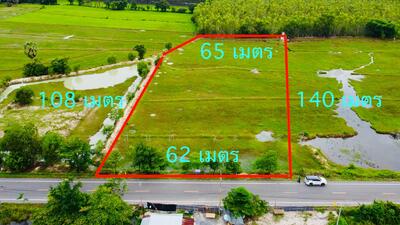 ขาย - ที่ดิน ปราจีนบุรี ประจันตคาม แปลงสวยติดถนน พื้นที่ 6 ไร่ กว้าง 62 ลึก 140 ม. ขาย 550,000/ไร่, ปราจีนบุรี