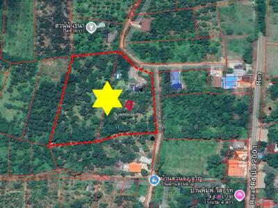 ขาย - ที่ดิน เมืองปราจีน 8 ไร่ 1 งาน 48 ตร.ว. พร้อมสวนผลไม้ มีบ่อน้ำ และ สิ่งปลูกสร้าง ติดตั้งโซลาร์เซลล์, ปราจีนบุรี