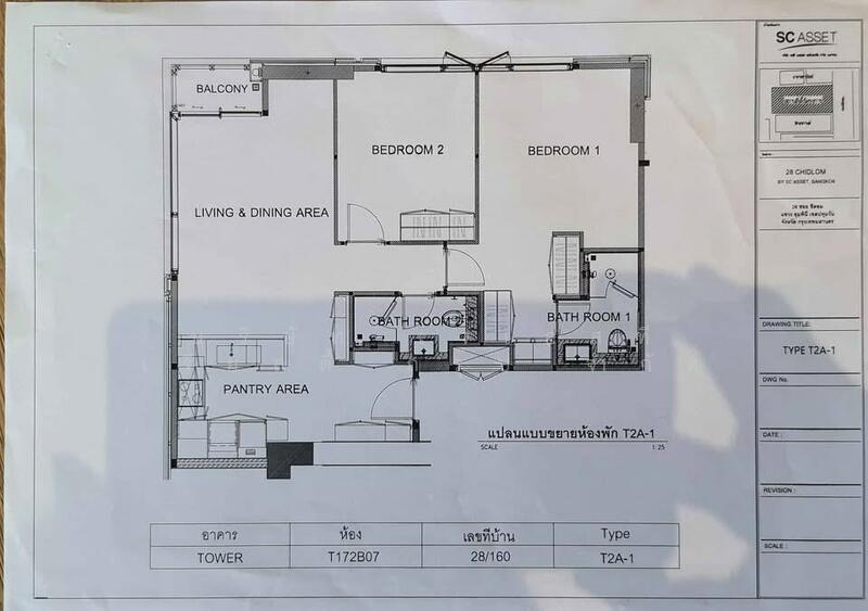 28 Chidlom, Bangkok, 28 Chit Lom Alley, Lumphini, Pathum Wan, Bangkok, 2 Bedrooms, 74 sqm, Condo For Rent, by JST Realty Group Co., Ltd., 60059486 - DDproperty.com