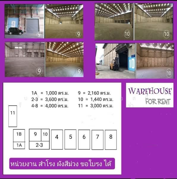 Warehouse 1440 Sq.m Poonpipat Samsong, สมุทรปราการ, สำโรงกลาง, พระประแดง, สมุทรปราการ, 1,440 ตร.ม., โกดัง-โรงงาน ให้เช่า, โดย บริษัท เจเอสที เรียลตี้ กรุ๊ป จำกัด, 60060442 - DDproperty.com