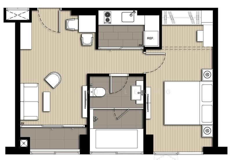 IDEO Q Sukhumvit 36, Bangkok, Soi Sukhumvit 36, Khong Tan, Khlong Toei, Bangkok, 1 Bedroom, 45 sqm, Condo For Rent, by Sophia Leung, 60060587 - DDproperty.com