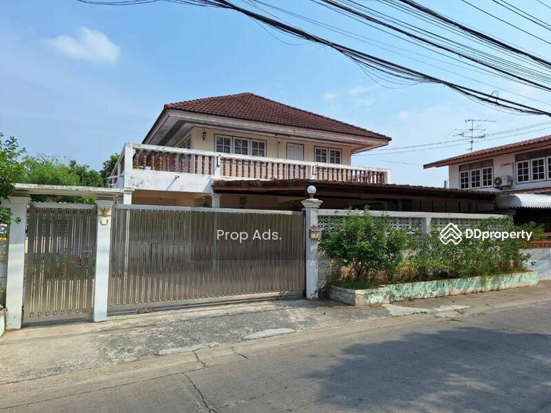 ขาย - ขายบ้านเดี่ยว 2 ชั้น หลังมุม หมู่บ้านณรงค์สุขนิเวศน์ ติดถนนเลี่ยงเมืองนนทบุรี ซ.เรวดี ทำเลดี, นนทบุรี