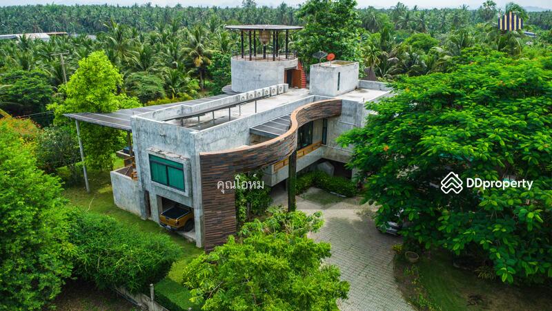 ขาย - ขายด่วน! บ้านหรูสไตล์โมเดิร์นลอฟต์ ติดคลอง บรรยากาศดี บนที่ดินกว่า 3 ไร่ พร้อมสระว่ายน้ำ, สมุทรสงคราม