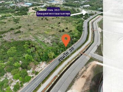ขาย - ที่ดินแปลงใหญ่ 13 ไร่ 229.9 ตร.ว.ทำเลทองติดถนนใหญ่ ใกล้นิคมมาบตาพุดระยอง ใจกลาง EEC, ระยอง