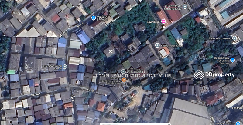 For Sale - Land 622 Sq.m Wong Sawang 19, Bangkok