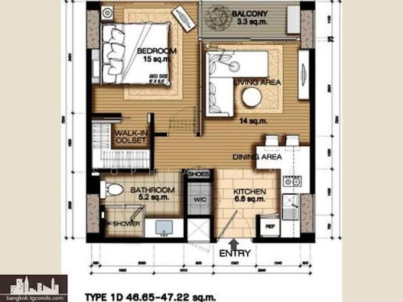 Circle Living Prototype : เซอร์เคิล ลิฟวิ่ง โปรโตไทพ์, กรุงเทพ, 1545 ถนนเพชรบุรีตัดใหม่, มักกะสัน, ราชเทวี, กรุงเทพ, 48 ตร.ม., คอนโด ให้เช่า, โดย Sophia Leung, 60064161 - DDproperty.com