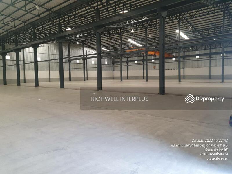 For Rent - Factory warehouse for rent with office 10,500 sq m. (6 rai 2 ngan) Purple, Factory 4,, Samut Prakan