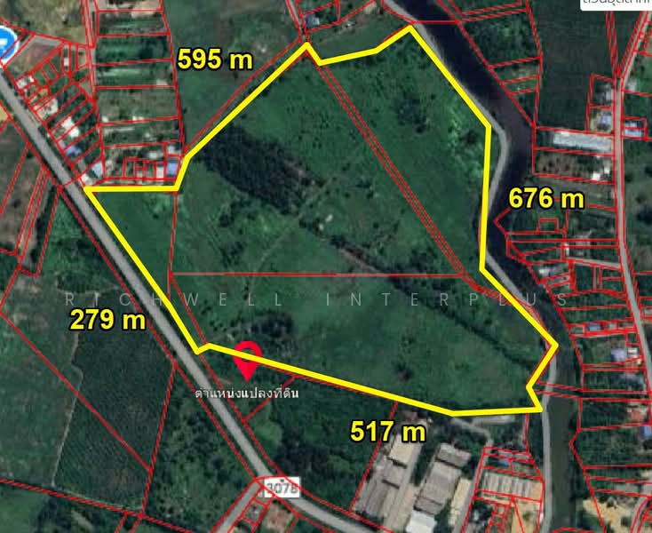 Land for sale in Nong Phorng, Sri Maha Phot, 137 rai, next to a canal, next to road 3078,, Prachin Buri, Nong Phrong, Sri Maha Pho, Prachin Buri, , 220,236 sqm, Land For Sale, by RICHWELL INTERPLUS, 60064351 - DDproperty.com