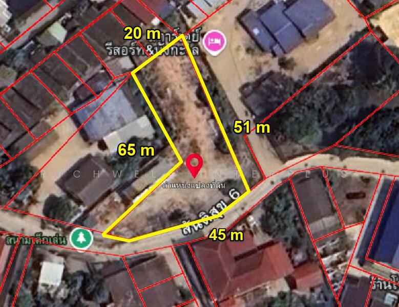 Land for sale in Nongprue, Pattaya, 1 rai, Phonpraphanimit, Santisuk Soi 6 (Chaiphrawithi 23/2), Chon Buri (Pattaya), Nong Pru, Bang Lamung (Pattaya), Chon Buri (Pattaya), , 1,748 sqm, Land For Sale, by RICHWELL INTERPLUS, 60064792 - DDproperty.com