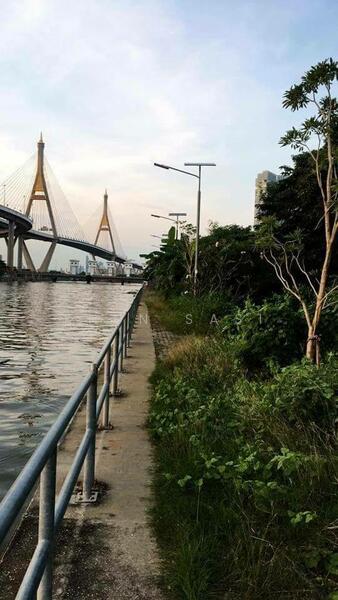 ขาย - [BKC018] ขายที่ดินวิวแม่น้ำเจ้าพระยาและวิวคลองลัดโพธิ์ 367 ตารางวา ขายตารางวาละ 90,000 บาท, สมุทรปราการ