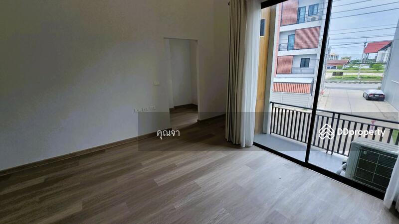 For Sale - หลังมุมหน้าโครงการ บ้านทรงนอร์ดิก ไม่เคยเข้าอยู่ ขาย ทาวน์โฮม หมู่บ้าน Assawin Village, Samut Songkhram