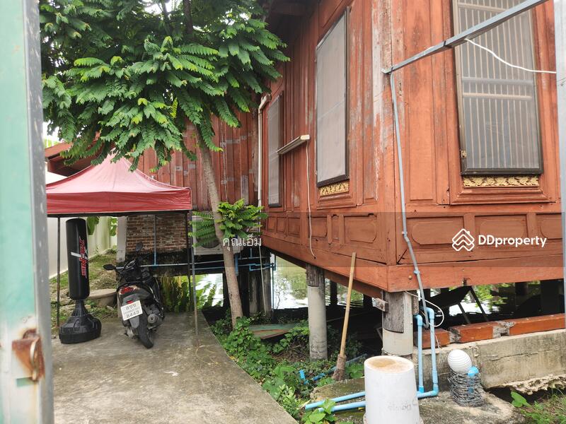ขาย - บ้านทรงไทยแท้ บนบ่อน้ำส่วนตัว ใจกลางบางกรวย นนทบุรี (ซอยหมู่บ้านธนากร 2), นนทบุรี