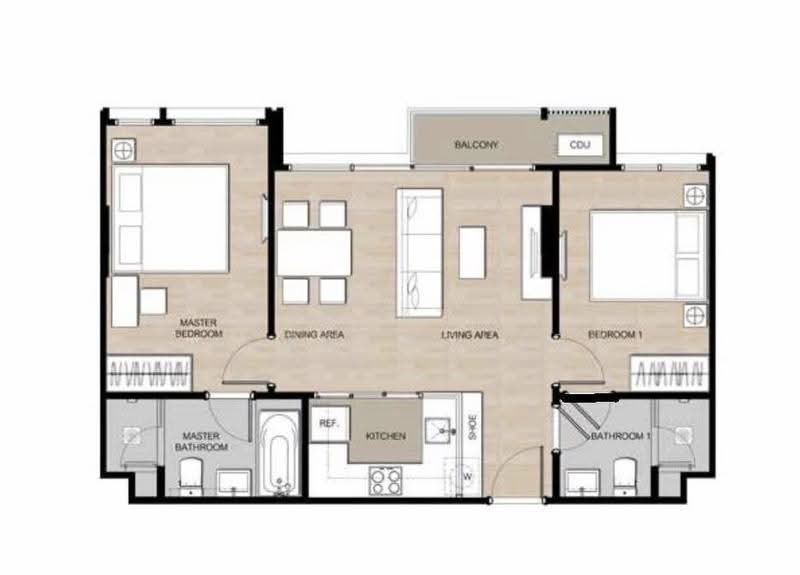 Mori Haus : โมริ เฮาส์, กรุงเทพ, ซอยอ่อนนุช 1/1 ถนนสุขุมวิท 77, พระโขนงเหนือ, วัฒนา, กรุงเทพ, 67 ตร.ม., คอนโด ให้เช่า, โดย Techatat Chosoongnern, 60077597 - DDproperty.com