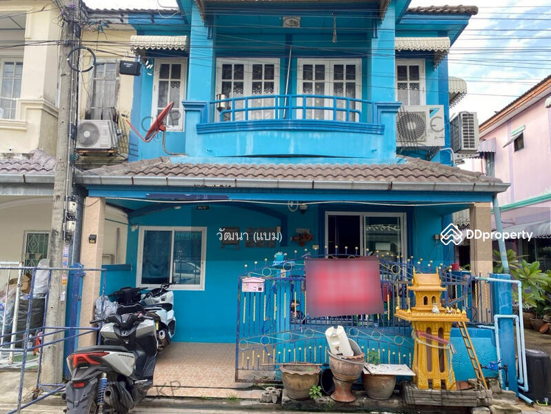 ขาย - 93224 - ทาวน์เฮาส์ บ้านฟ้าชมพฤกษ์ เฟส2 (ถ.ลำลูกกา คลอง8) ใกล้ตลาดนัด เดินทางสะดวก พร้อมเข้าอยู่, ปทุมธานี